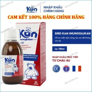 Siro Kan ImunoGlukan 120ml tăng đề kháng cho Bé - SYRUP KAN Imuno Glukan SHC U1015