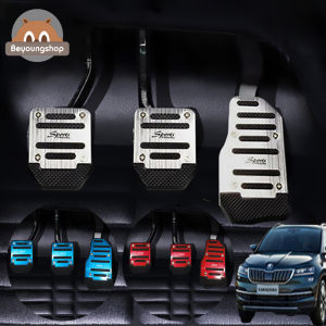 ที่ครอบคันเร่งรถยนต์ แป้นเบรค แป้นเหยียบกันลื่น เกียร์ออโต้ แป้นเหยียบรถยนต์คู่มือ ขาเหยียบ แป้นเบรค ป้องกันการลื่นอย่างดี