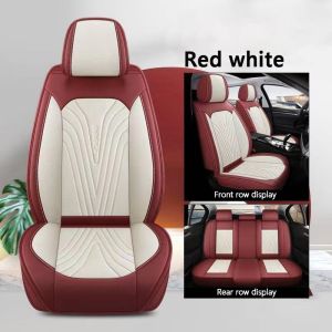 Toyota Special Car Leather Seat CoversWaterproof Car Seat Protector Automotive Seat Covers Full Set Fit Vios Hilux Corolla Raize Camry Yaris Innova Rav4