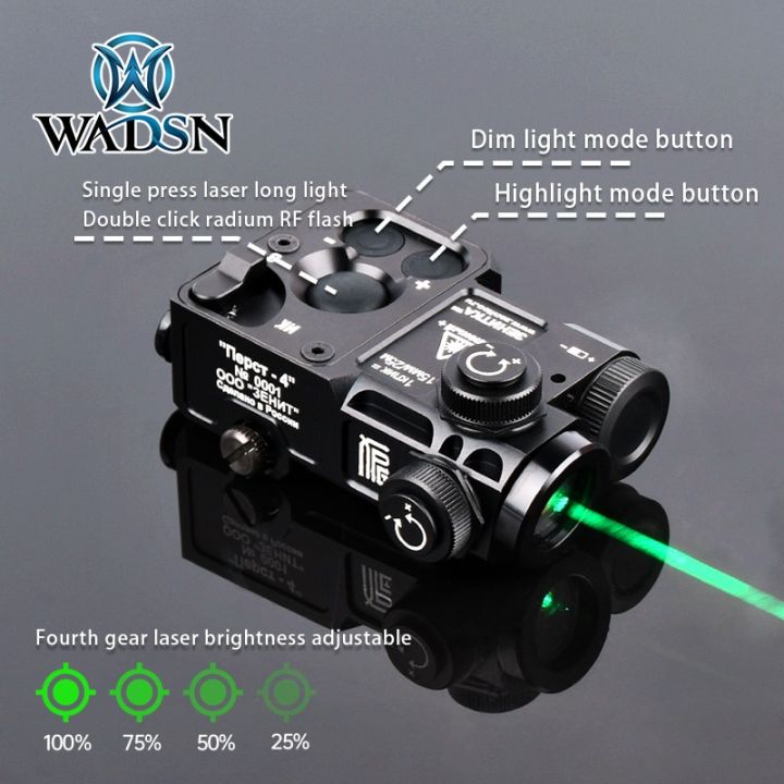 WADSN Taciitcal Zenitco PERST 4 COMBINED DEVICE GEN.3.0 Green Red IR Laser  Pointer AK47 AK74 DBAL PEQ NGAL MAWL ar15 Accessories | Lazada.co.th