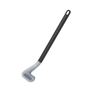 JustLiving 1PC Oilet Brush Golf Design Cleaner with Long Handle Soft Rubber Bathroom Cleaning Scrub Tools Self-cleaning Silicone Wall Mounted Toilet Brush Artifact - No-dead Corner Cleaning Toilet