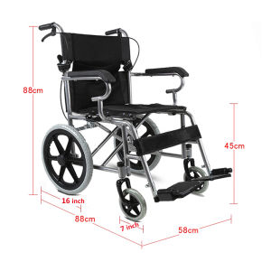 VVB wheelchair รถเข็นผู้ป่วย วีลแชร์ พับได้ พกพาสะดวก ทำจากเหล็กกล้าเคลือบคาบอนอย่างดี แข็งแรง ทนทาน รถเข็นผู้ป่วยtavel รถเข็นผู้ป่วยท่องเที่ยวพับได้น้ำหนักเบา รถวิลแชร์สำหรับผู้สูงอายุ รถคนพิการ wheel chair พับได้ รถเข็นผู้ป่วยtavel วีลแชร์พับได้