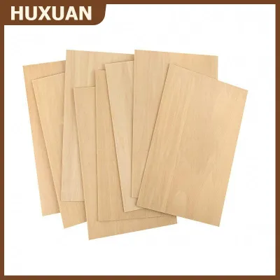 ❤❤❤Hot Sale HUXUAN 10 tấm Gỗ Basswood 15x10cm-tấm gỗ chưa hoàn thiện mỏng 2mm để làm thủ công & mô hình làm dăm gỗ trang trí