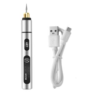 Wireless Engraving Pen Tool Rechargeable 3 Speed Adjustable For Metal Glass Leather Plastic Engraving Tool