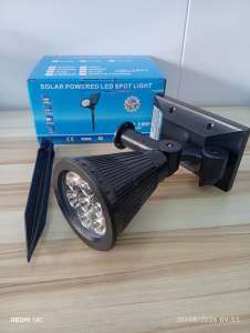 Solights solar powered spot light outdoor