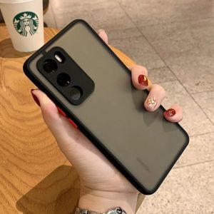 เคสขอบนิ่มหลังแข็งขุ่นคลุมกล้อง Vivo V27 Pro 5g/Y02 Y15S /Y76 5G / V23E / Y21 2021/ Y33S / Y72 5G / V21 5G / Y52 5G / Y3S / Y12A / Y20 / Y12S / Y11 / Y12 / Y15 / Y17 / Y91C / Y1S / Y93 / Y95 / Y30 / Y50 / Y31