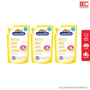 Kodomo โคโดโม ผลิตภัณฑ์ล้างขวดนม ถุงเติม (เหลือง) 600 มล.