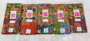 Kain Batik Tiga Setangkai Serangkai Original Siap Jahit (112 cm x 180 cm)