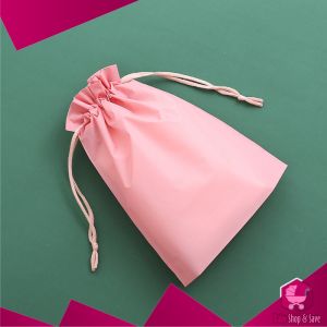 BabyShop-C963 Pouch Bag Warna Pastel Tas Serut Serbaguna Travel Pouch Anti Air / Packaging Makeup