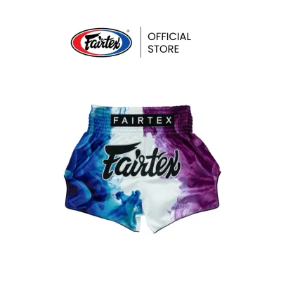 Fairtex กางเกงมวยไทย Tech House White รุ่น BS1950 กางเกงมวยผ้าไมโครซาติน แถบยางยืด 8 แถว กระชับขึ้น กางเกงนักมวยสำหรับซ้อมหรือแข่งขัน