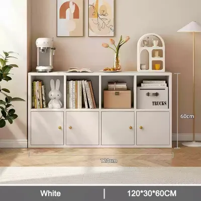 4/3 layers Wood Drawer Cabinet With Door Modern Simple Bedroom Storage Cabinet Toy Organizer Simple Living Room Locker Student Dormitory Bookshelf