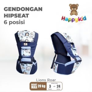 Happykid Gendongan Hipseat 6 Posisi / Gendongan Bayi Hip seat Happy Kid