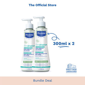 [Mustela Bundle Deal] Stelatopia+ Lipid-Replenishing Cream 300ml [exp: 09/2028 & beyond]