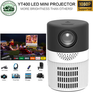 YG-300 600 Lumens Mini Portable Projector (Yellow/White)