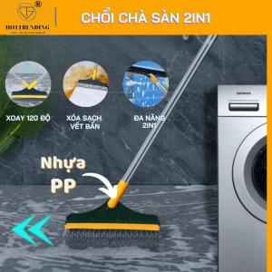 Chổi Chà Sàn Nhà Tắm Thông Minh Thiết Kế Đầu Gạt Nước Và Đầu Chổi Xoay 120 Độ Quét Nhà Siêu Sạch Mọi Góc Bẩn Hàng Đẹp Chuẩn Tốt Trùm Sỉ Gia Thành