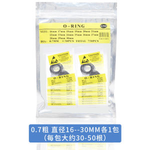 Zhangeer 0.5mm 0.6mm 0.7mm Rubber Watch O Ring Waterproof Watch Gaskets Sealing Washer Watch Back Case Watch Repair Tool Accessories