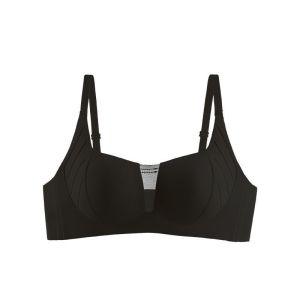 Maniyun Small Chest Push Up Bra 3D Mould Fixed Cup Seamless Adjustable Comfort Non-wired Bra Lingerie