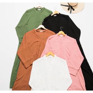 SYAMILA SET ABAYA TURKEY SYARI INNER PLUS OUTER BAHAN CRINGKLE MKF0922