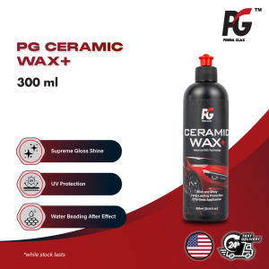Perma Glass PG Ceramic Wax+ (300ml) | Clean Shine Protect | Water-Beading & UV Protection