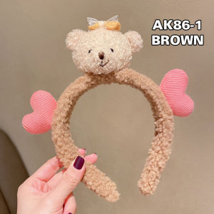 BANDO WANITA KOREA BANDO KOREA ANAK PEREMPUAN WANITA BANDANA LUCU BEAR AKSESORIS RAMBUT IMPORT AK86 ZIORRA