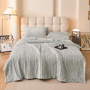LUNAVA Blanket Rabbit Fur Fleece Blanket Napping Blanket Thickened Blanket Cotton Blanket Microfiber