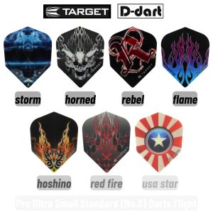 TARGET DARTS FLIGHT- VISION PRO ULTRA NO.6 (Shape) DART FLIGHTS 3PCS/PACK