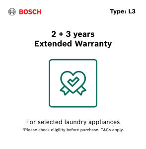 Bosch Laundry Extended Warranty L3