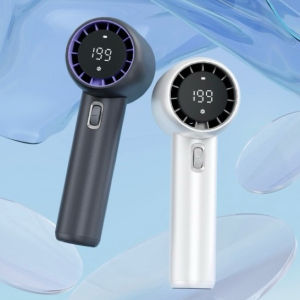 Quạt Cầm Tay 7 Bánh Răng Gấp Gọn Và Dây Choàng Cổ Quạt 10 Tiếng Siêu Lâu Dung Lượng Pin 3000mAh