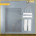Tas Buket Bunga Transparan / Kantong Bunga / Opp Clear Plastik Bag / Plastik Bungkus Hadiah / Kertas Kado Bening / Kantong Mika Bunga / Bungkus Snack / Kado. 