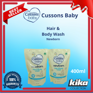 Cussons Baby Newborn Hair & Body Wash - Sabun Bayi 2in1 (-Botol Tersegel)