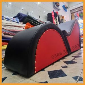 [Sản Xuất Theo Yêu Cầu] Ghế Tình Yêu Nguỵ Trang Màu Đỏ Đen Phối Ghế Tình Yêu Cao Cấp Hình Trái Tim (quà tặng đám cưới)