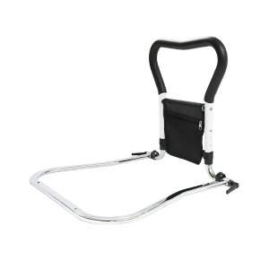 Max Load Bearing 136kg - Adjustable Bed Assist Rail Handle and Hand Guard Grab Bar Bedside Safety and Stability