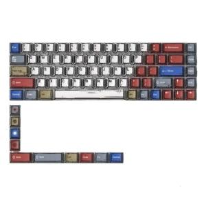 78Keys Customizeds Palette Mixed Lights BOWs Keycaps PBT Dye Sublimations Keycap Keycaps Cover for Mechanical Keyboards