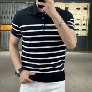 Áo PoLo ERIKSON Dệt Kim Phối Kẻ Kiểu Dáng Trẻ TrungSang TrọngLịch Sự(Hàng Loại 1) AL17