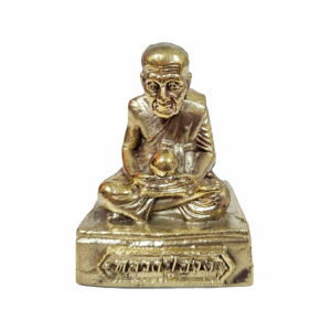 泰国佛牌 Copper Thai 纯铜 龙婆托 lp Thuad （放车小金身）    泰国铜像 5cm