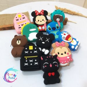 Cp Dompet Silikon Karakter Lucu Bag Koin Jelly Silikon Karakter Lucu Import Pouch Anti Air Waterproof