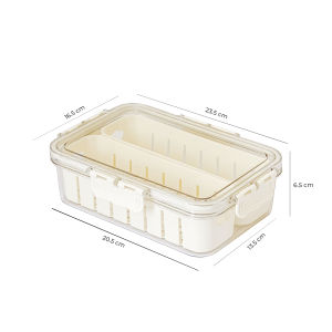 Nexxio Food Container Kotak Penyimpanan Makanan Ringan / Tempat Makan Bumbu Dapur Wadah Sayur & Buah