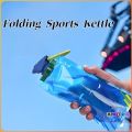 Amoki 700ml Travel Collapsible Folding Drink Water Bottle Sports Kettle Flexible Foldable Drink Water Bag. 