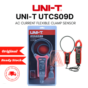 UNI-T UT-CS09D Flexible Clamp Sensor / UT208B 1000A True RMS Digital AC/DC Clamp Meter - up to AC/DC 1000A/1000V - with AC/DC Current/Voltage Measurement - Resistance/Capacitance/Frequency/Temperature Measurement