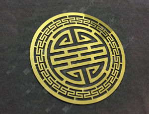 Chữ THỌ dán trang trí  Chất liệu Alu vàng gương màu đỏ 3mm dày dặn Màu sắc sáng đẹp