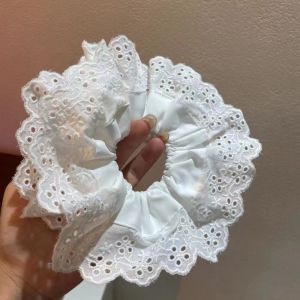 Buộc tóc Cô Dâu Có 2 Đến 4 Lớp Dây Buộc Tóc Ren Và Ren Vòng Ruột Lớn 18cm Phụ Kiện Tóc Cotton-Minishop00