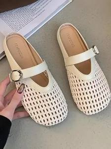 [Free Shipping] Crystal Wedge Sandals for Women New Summer Fashion Ins Style Suitable for Outdoor Shopping Non-Slip