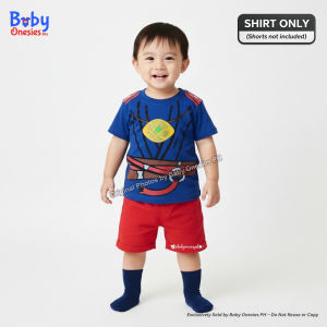 Superhero Baby T-Shirt Costume | Cotton Kids Tee for Baby Boys 9-18 Months | Birthday Outfit Shirt | Baby Onesies PH