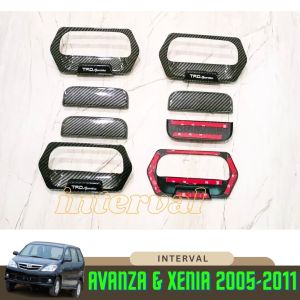 Paket Outer Handle Pegangan Pintu Mobil Avanza Xenia 2005-2011 Carbon