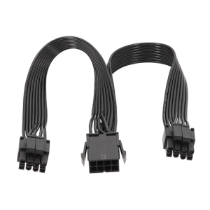 CPU PCIe 8Pin Female to 2X 8Pin Male Splitter PCIExpress Graphics Power Adapter 8Pins PCIE Extension Cable