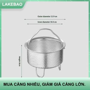 【LAKEBAO】 Phổ hấp thép không gỉ giỏ 304 thực phẩm cấp chèn cho nồi cơm điện ngay lập tức nồi máy rửa chén an toàn đa chức năng