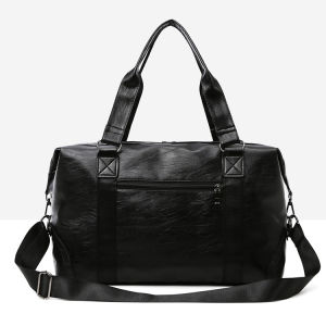 Techdoo Tas Travel Bisnis PU Leather Tas Jinjing Semi Formal Handbag Anti Air Big Capacity TTB131