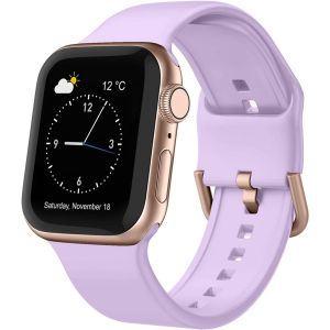 Classic Clasp Strap for Apple Watch Series 11 10 9 8 SE Soft Silicone Band for iWatch Ultra 49mm 45mm