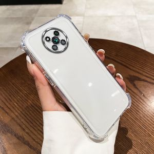 เคส ซองสำหรับ XIAOMI POCO X3 PRO POCO X3 NFC POCO X3 ซองศัพท์ ซิลิโคนนุ่มกันกระแทก ปกใสสี่เหลี่ยมพร้อมสายคล้อง SJSTYDMG01