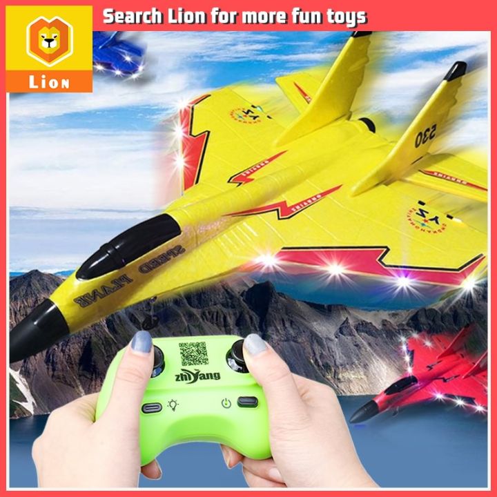 Lion Remote Control Plane MiG Fighter Glider RC Drone Fixed Wing  Airplane Hand Throwing Foam Electric Outdoor Lazada PH